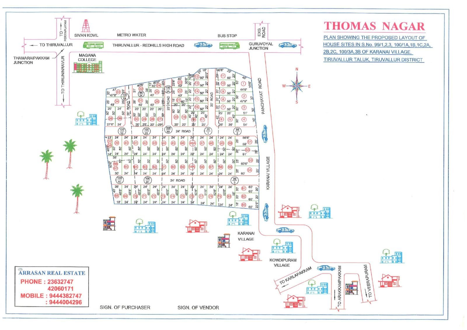 Thomas Nagar — approved layout plan